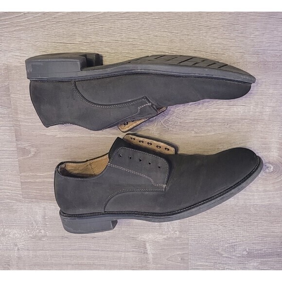 DEXTER Comfort Shoes -‎ Oxford Gray Suede Lace Up with Memory Foam Men's Size 9 - Picture 4 of 13